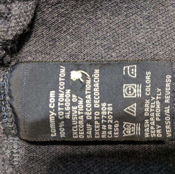 Tommy Hilfiger polo navy heathered size XL - Picture 3 of 5